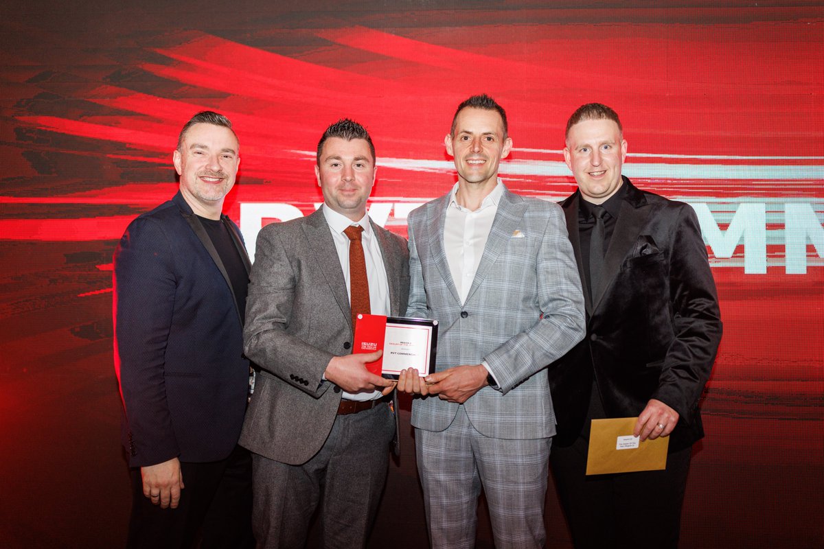 RVT Commercial Vehicles wins central Isuzu UK Dealer of the Year 🏆

isuzumedia.co.uk/releases/580

#Isuzu #DMax #DrivenToDo #Dealer #IsuzuDealerAwards #DealerAwards #Evolve