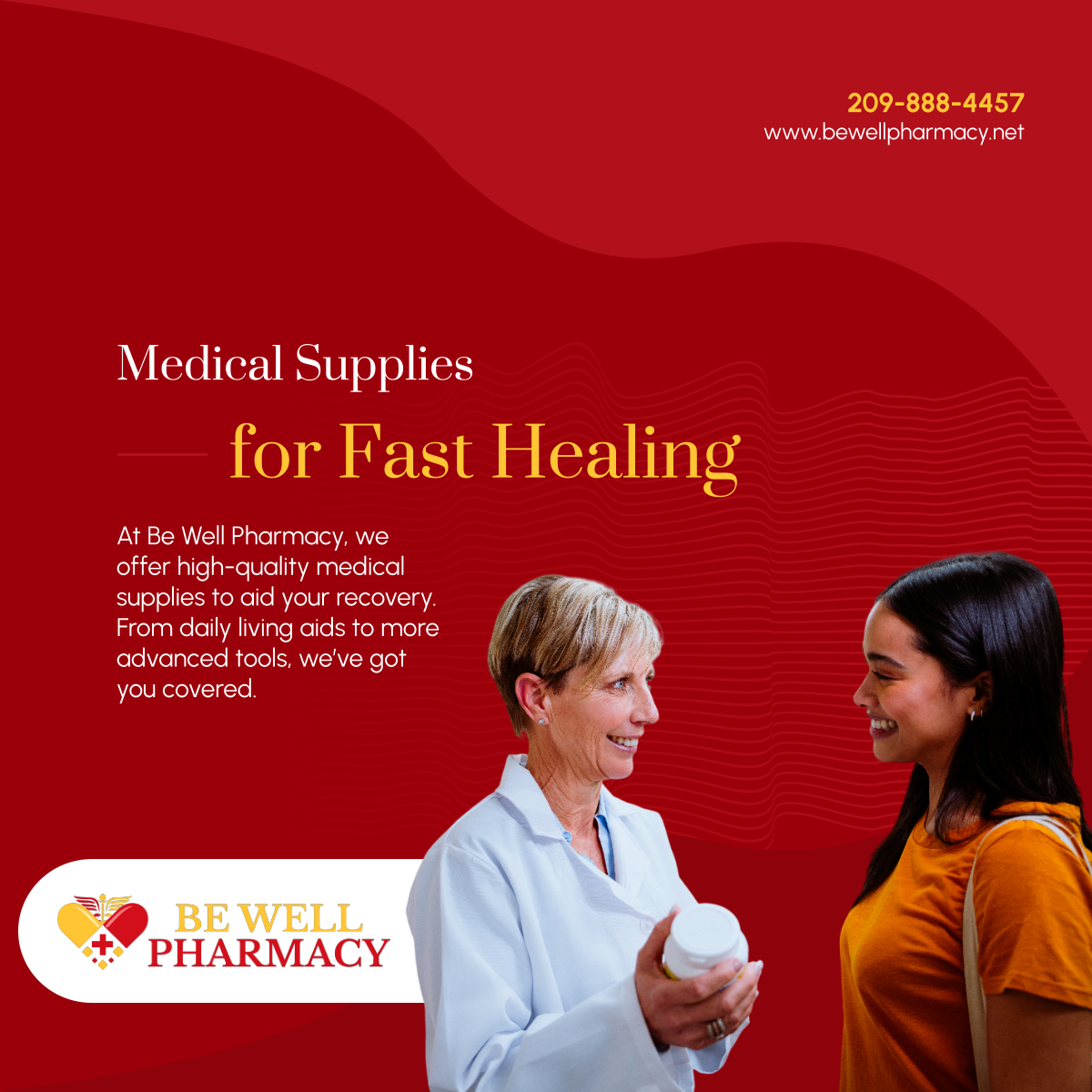 BeWellPhar95's tweet photo. Empower your recovery journey with our wide range of medical supplies. Visit us today to find the perfect products for your health needs. 

#StocktonCA #Pharmacy #MedicalSupplies https://t.co/ukVwEf6hty