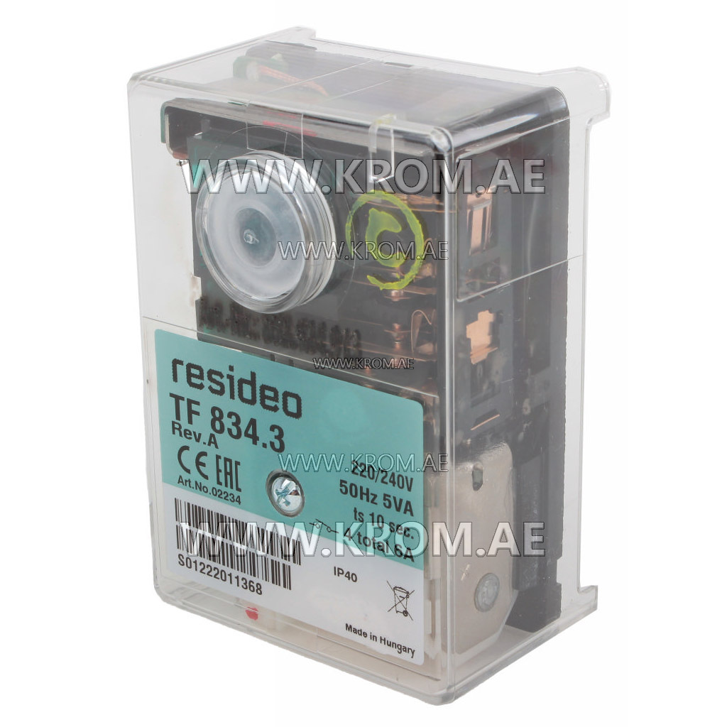 krom_ae's tweet image. Need reliable burner control? The Honeywell TF834.3 (GIERSCH 02234GR) ensures safe ignition for 1- or 2-stage oil burners. Trusted performance from Europe to the Gulf!
تبحث عن تحكم موثوق؟ صندوق Honeywell الأصلي هو خيارك الأفضل!
#Honeywell #BurnerControl #غلايات #صندوق_تحكم