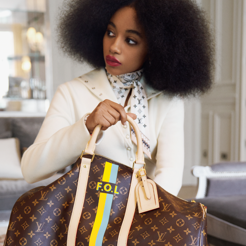 LouisVuitton's tweet photo. LV Style Diary: Spring Edition. British singer #flowerovlove reveals the House's new designs — portrayed in a series of snapshots between shows at Paris Fashion Week.