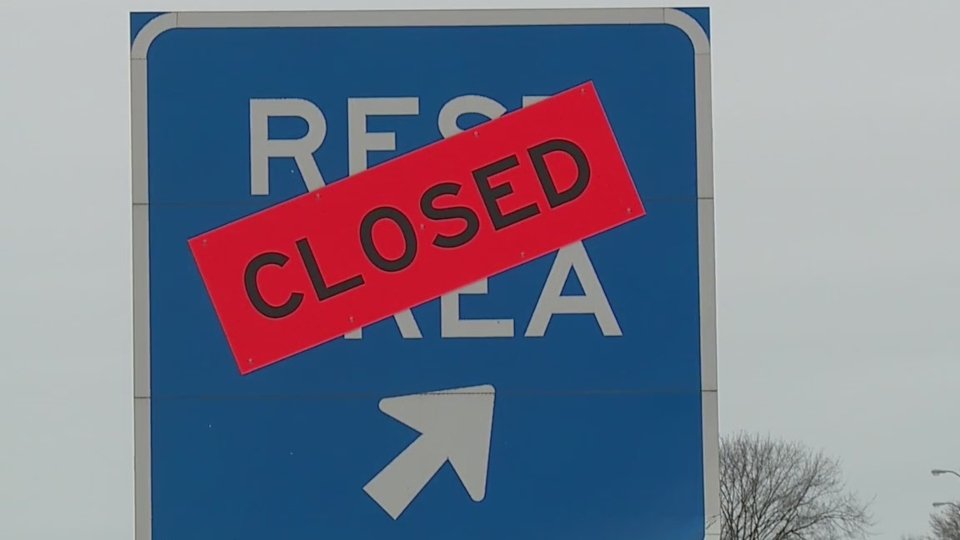 Nebraska511's tweet image. #GrandIsland #HallCounty I-80 EB @ MM 314 Rest Area is CLOSED until Saturday for maintenance work.