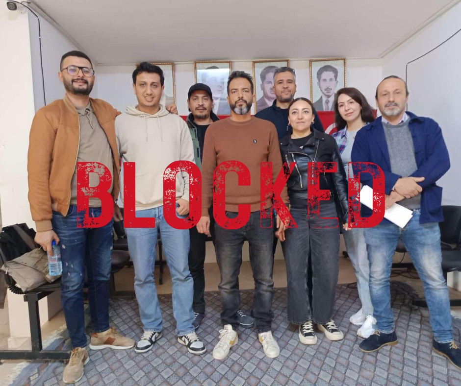 uniglobalunion's tweet photo. 🚨 It's outrageous! French call centre operator, #Armatis, blocked five new @UGTT_TN union officials from entering company premises in 🇹🇳 Tunisia a day after they were elected. We demand that they be let back to work immediately. 👇
https://t.co/fPcQ6ZJzn8 https://t.co/vWRbIjcwMX