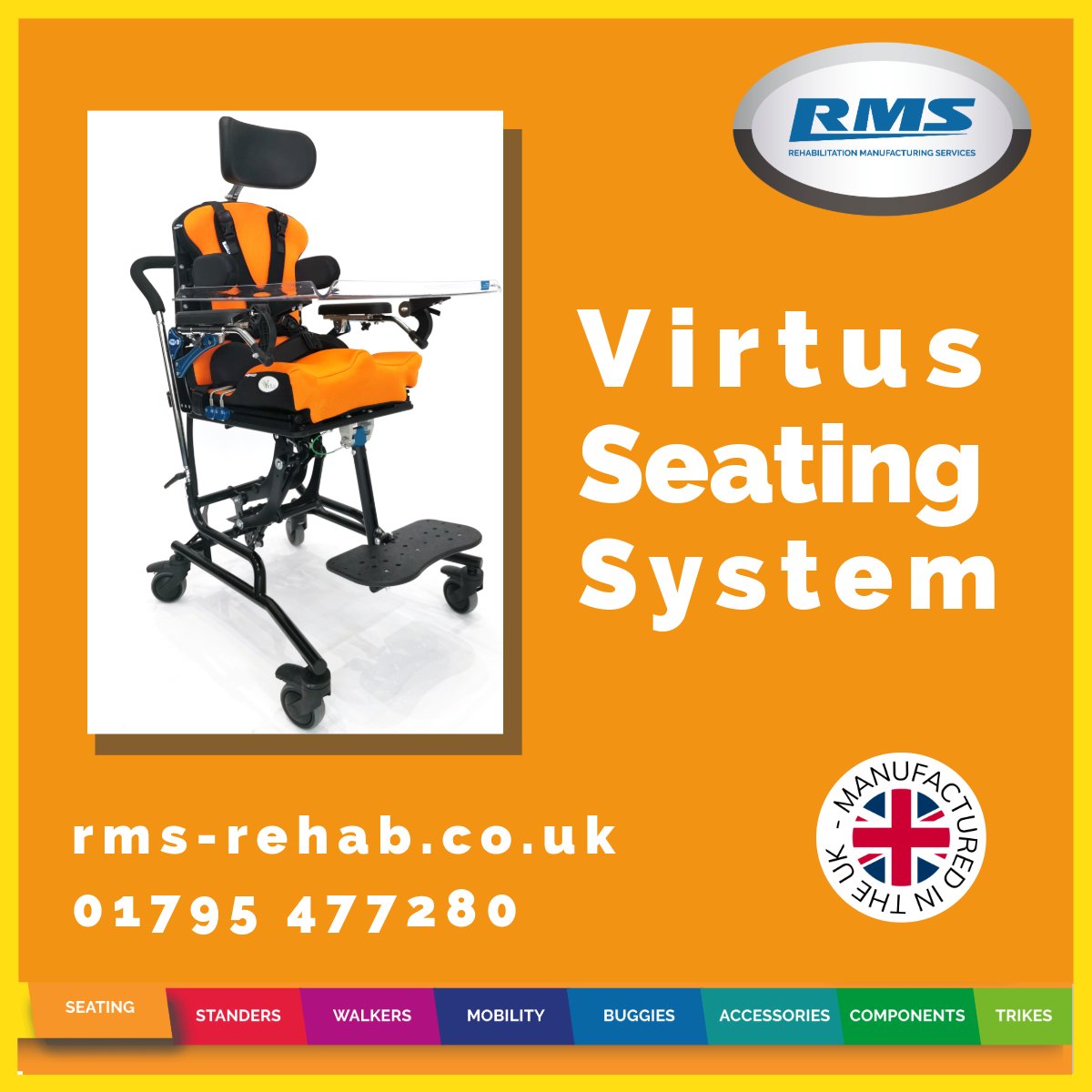 RMSRehab's tweet image. Have you discovered the Virtus Seating Range yet? zurl.co/JOJzm 
Discover how it could benefit those you support. zurl.co/Vhtha 
#PosturalSupport #VirtusSeating #physio #OT #occupationaltherapy #occupationaltherapist #physiotherapy #physiotherapists