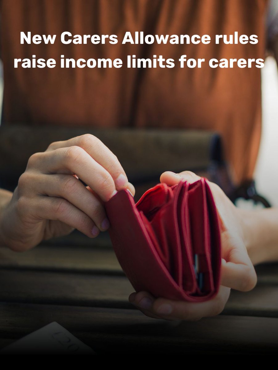 If you’re balancing work and care, you can now earn £196 per week without losing your Carer’s Allowance. 

Find out more here: gov.uk/carers-allowan…