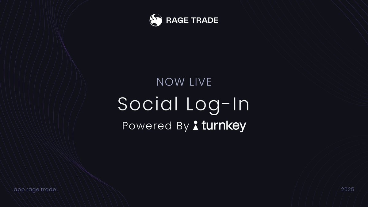 rage_trade's tweet photo. You can now log in to Rage with your email—no clunky browser wallet needed!

Enjoy:
- CEX-like trading
- Secure seed phrase export
- Signless transactions on @HyperliquidX, @GMX_IO, @JupiterExchange, @dYdX, @aevoxyz, @reya_xyz &amp; @DriftProtocol

Try now: https://t.co/ROR0xdc9we https://t.co/2Wyv06FZqs
