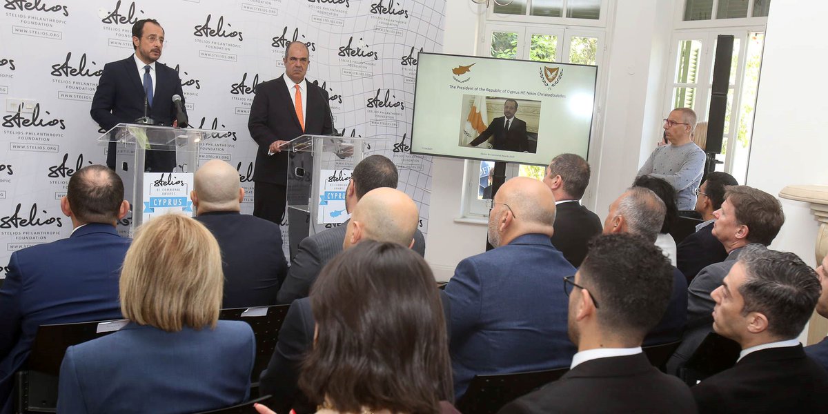Press and Information Office Cyprus (@cypruspio) on Twitter photo Speech by <a href="/PresidentCYP/">President of the Republic of Cyprus</a>, Mr Nikos Christodoulides, at the Stelios Bi-Communal Business Cooperation Awards Ceremony ๐ow.ly/fWaq50VyPos Speech by <a href="/PresidentCYP/">President of the Republic of Cyprus</a>, Mr Nikos Christodoulides, at the Stelios Bi-Communal Business Cooperation Awards Ceremony ๐ow.ly/fWaq50VyPos