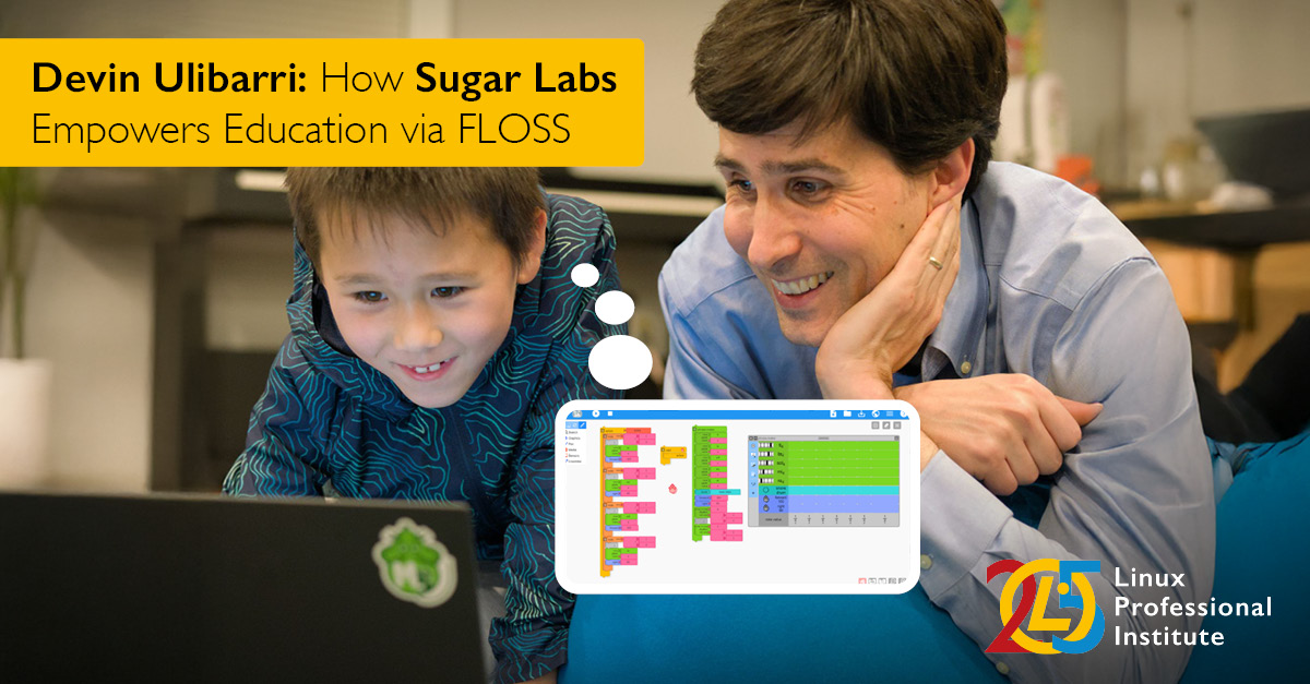 From turning students into young developers to creating innovative projects like Sugarizer and Music Blocks, <a href="/sugar_labs/">Sugar Labs</a> is shaping the future of education through #FLOSS!

Learn more from Executive Director Devin Ulibarri: lpi.org/u5u2

<a href="/LPIConnect/">Linux Professional Institute (LPI)</a> #opensource