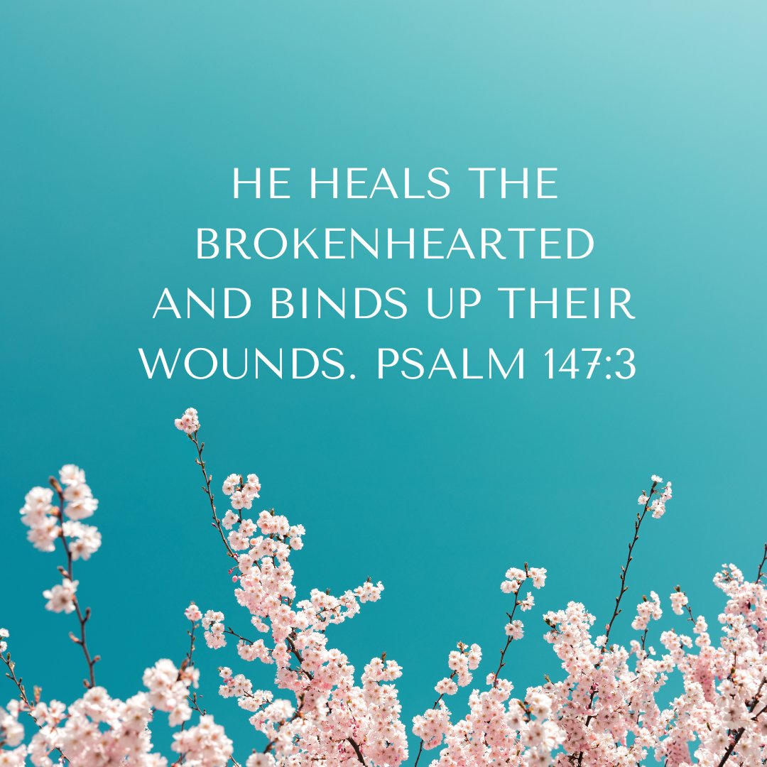 TopeKeku's tweet photo. Psalm 147:3 -
Prayer: Lord, my heart feels broken and wounded by loneliness. Please heal me and fill me with Your presence and love. https://t.co/xS49Ro3XlO