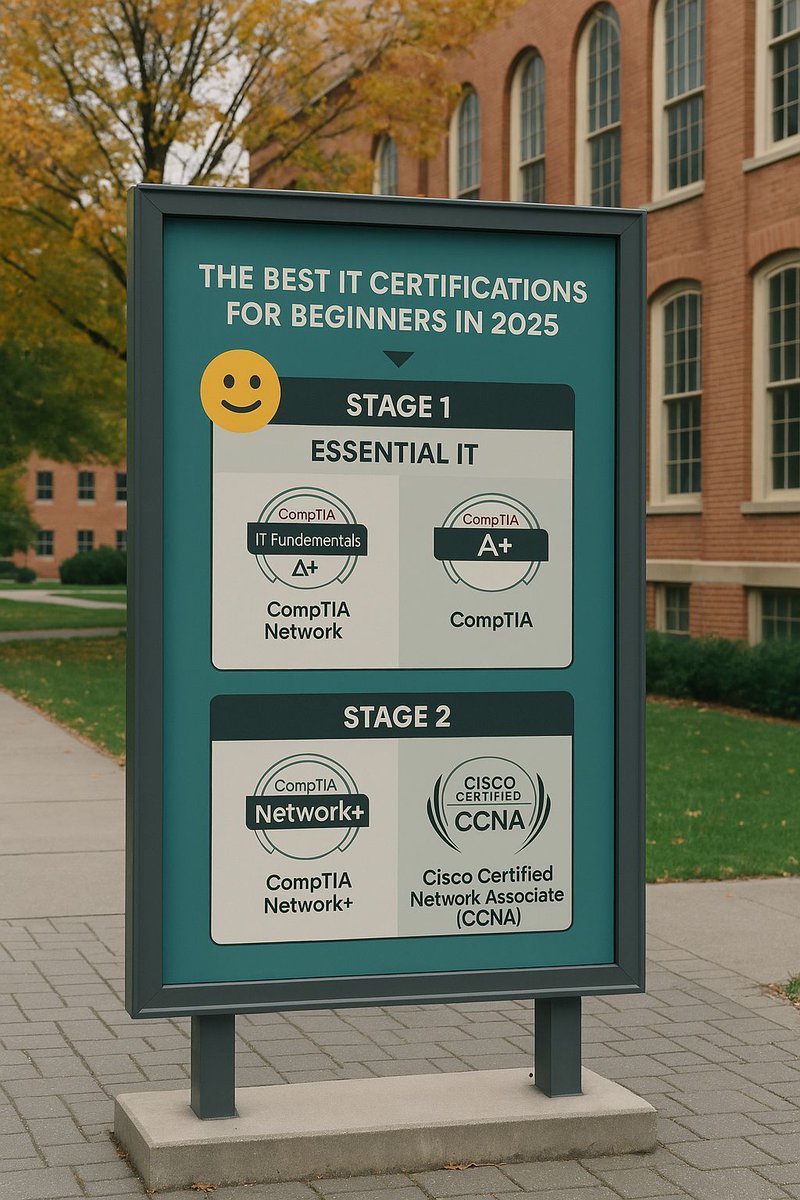 🏆 The Best IT Certifications for Beginners in 2025

Breaking into tech doesn’t have to be overwhelming. The right certification can open doors—fast. Here are the top certs every beginner should know about to kick-start their IT career.

🚩 Read more: buff.ly/hBvRBnC