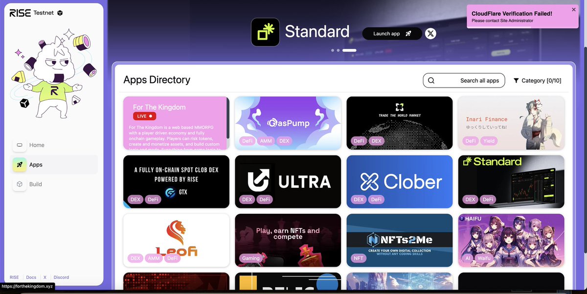 Rise Chain Testnet 

▪️Early  
▪️Raised $8M In Two Funding Rounds 
▪️Doesn’t Require Funds To Interact
▪️Backed by <a href="/VitalikButerin/">vitalik.eth</a> 

<a href="/risechain/"></a> is a next-generation Ethereum L2 blockchain aiming to deliver ultra-fast, scalable &amp; decentralized infrastructure for decentralized