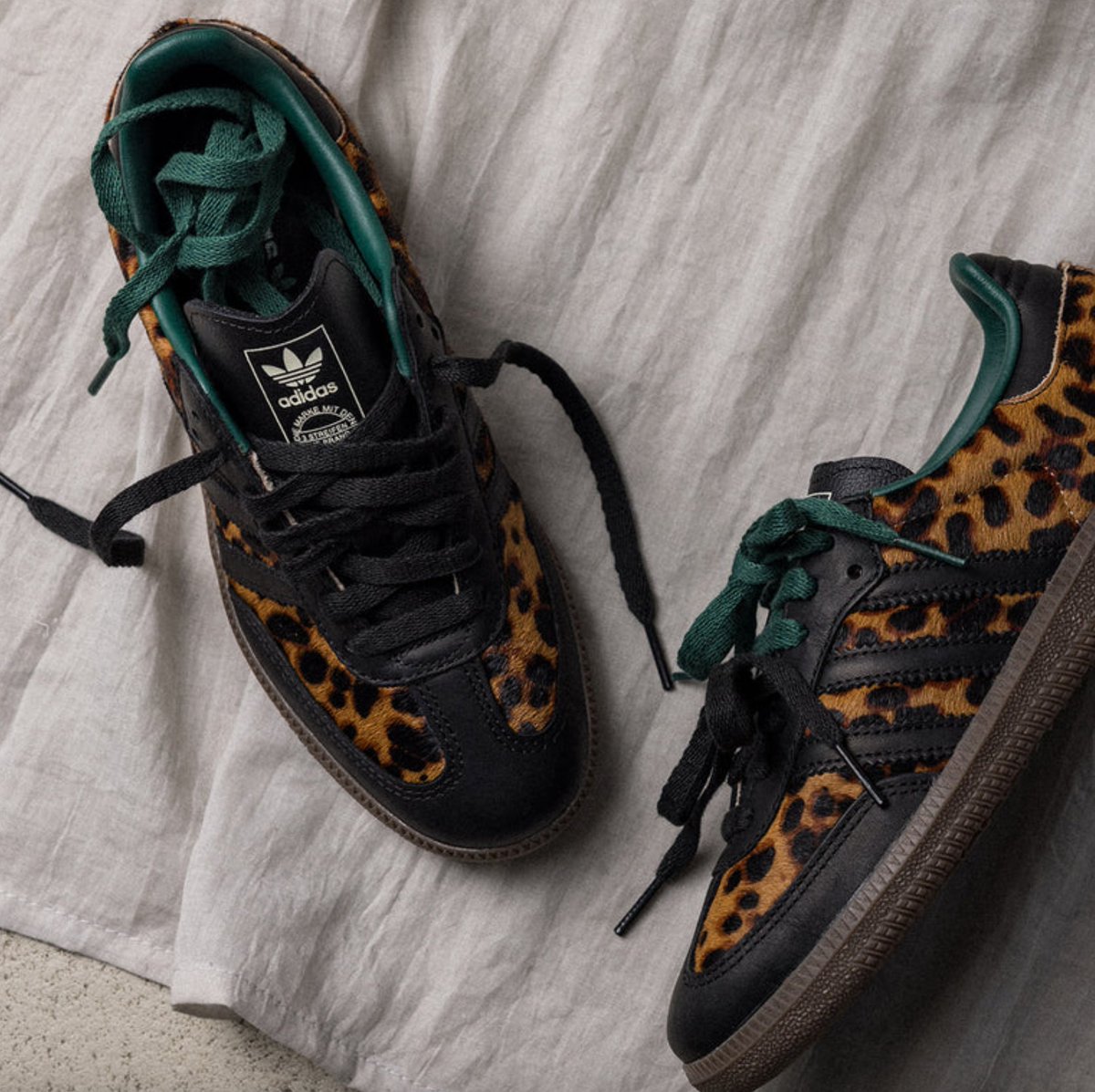 SOLELINKS's tweet image. Ad: RESTOCK👌
Women’s adidas Samba OG Leopard 'Core Black/Collegiate Green'     
=&amp;gt; bit.ly/4giUC55