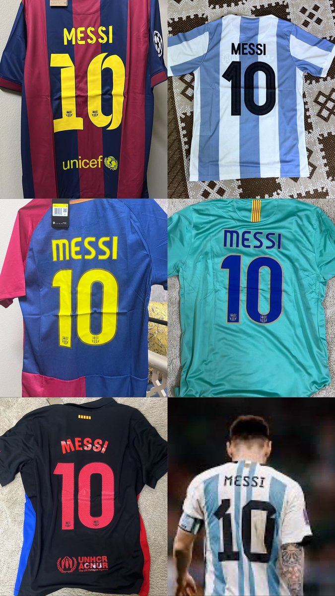 تيشيرتات الاسطورة ليونيل ميسي🐐❤️

#ميسي 
#برشلونة
#الارجنتين