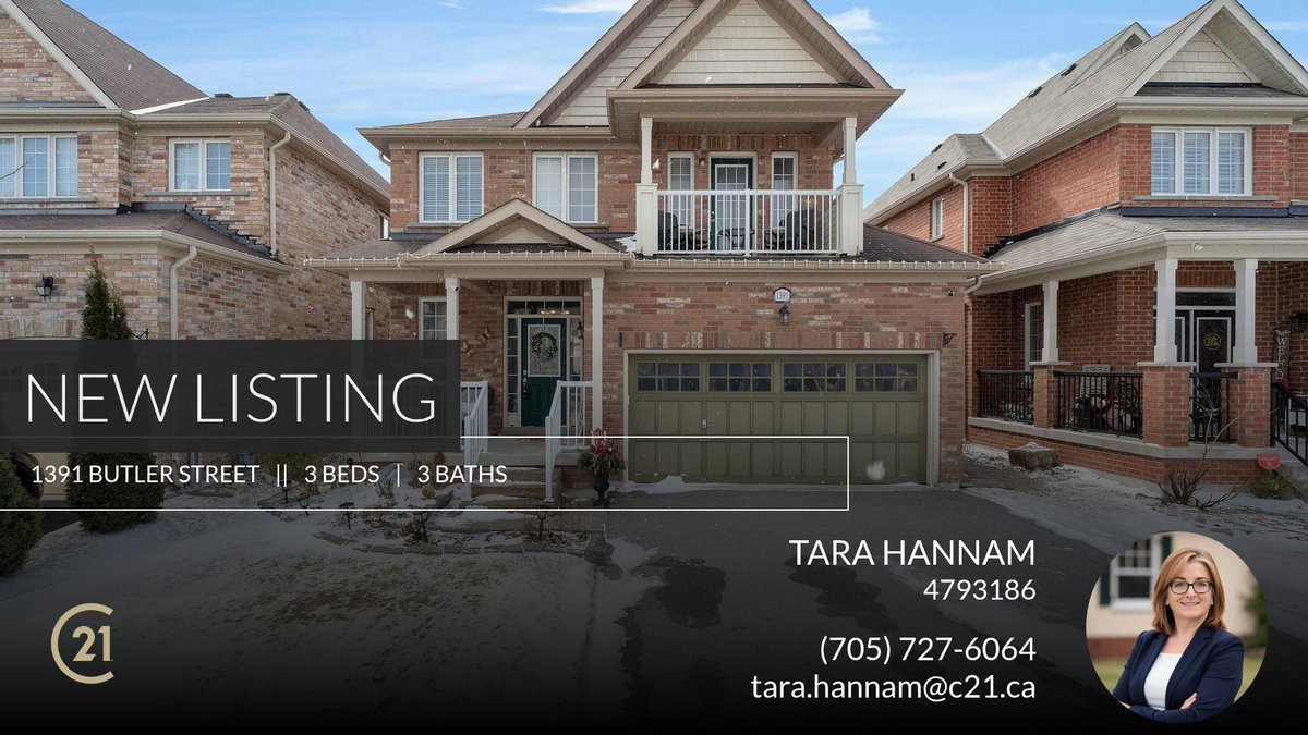 📍 New Listing 📍 Take a look at this fantastic new property that just hit the market located at 1391 Butler Street in Innisfil. Reach out here or at (705) 727-6064 for more information

Tara Hannam
Sales Representative
Century 21 ... homeforsale.at/1391_BUTLER_ST…