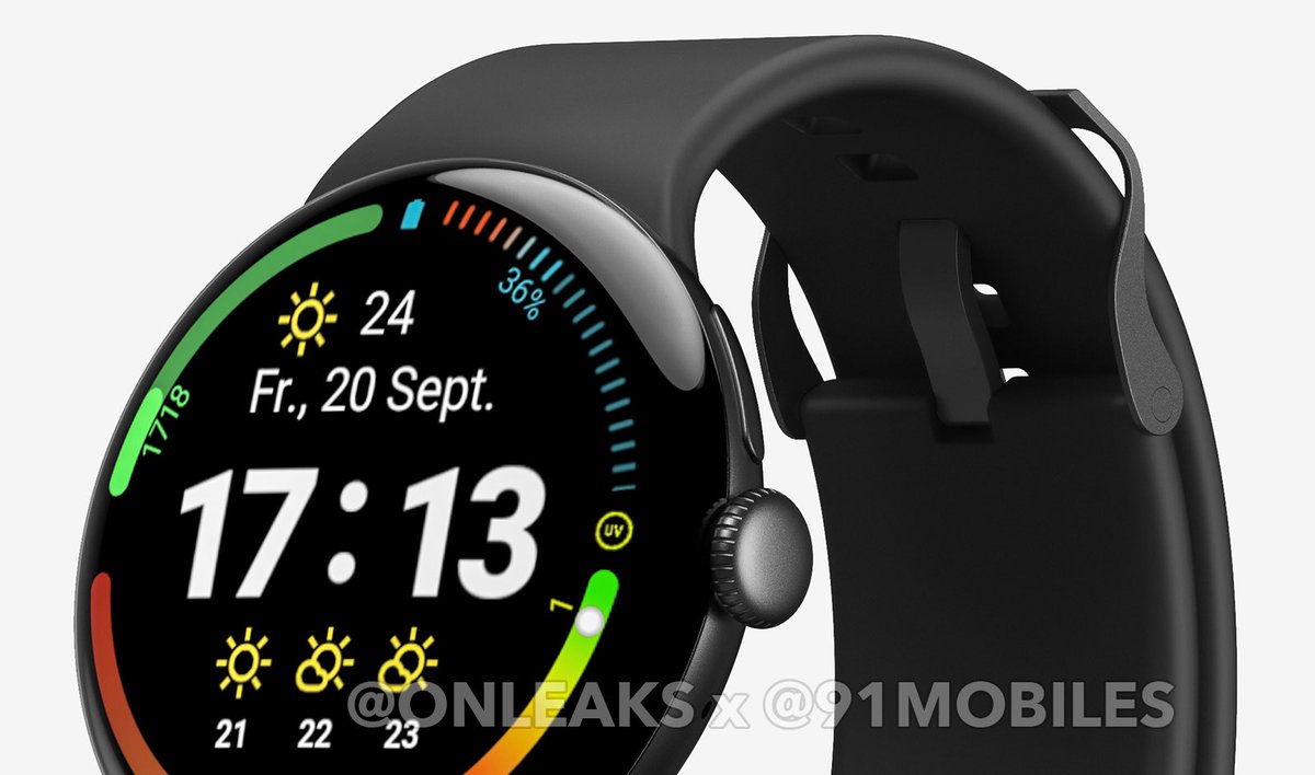 OK #FutureSquad, today comes your very first look at the #Google #PixelWatch4 (360° video + sharp 5K renders + dimensions)!😏

On behalf of <a href="/91mobiles/">91mobiles</a>  👉🏻 91mobiles.com/hub/google-pix…