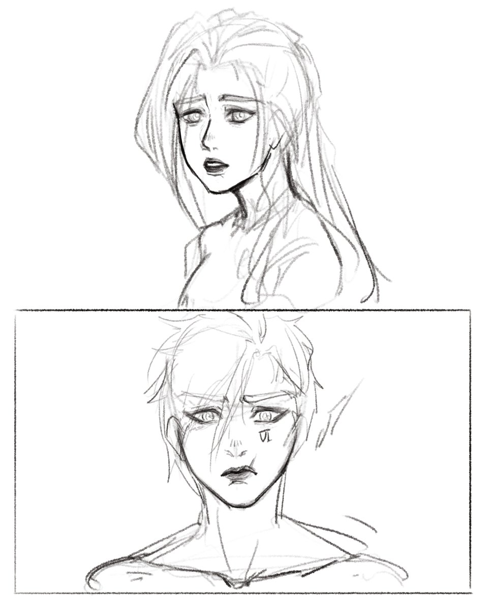 Afraid that Vi might get overeating from drinking Jinx's juice, I decided to draw another oneshot that is *slightly* deep (ykr). 
Now I splitted into 2 personalities to draw both of them parallelly (pray4me)

New skill achieved: multiple personalities.
#Vi #ViJinx #Jinx #arcane