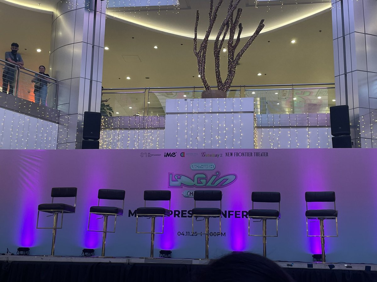 mnlcncertjunkie's tweet photo. We are now here at the press conference of NCT WISH LOGin in Manila. We will see the boys in a bit.

Presented by @ImePhilippines 

#NCTWISH #LOGin #NCTzenWISH #NCTWISHManila2025 #iMePhilippines #iMeGlobal https://t.co/3BczsBIDIg