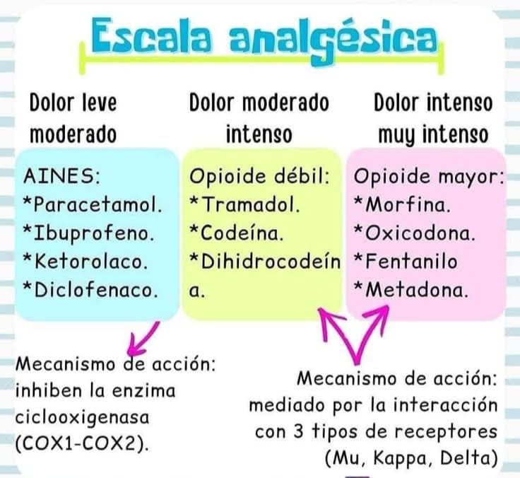 odontofarma's tweet photo. 🧿 Escala Analgésica https://t.co/8U99ASbjJv