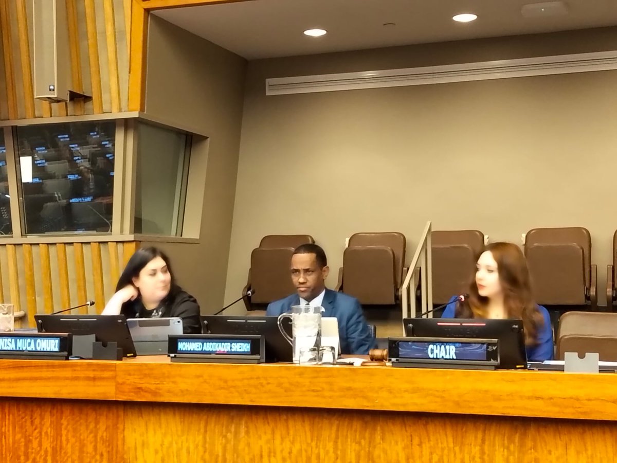 NCPD_Kenya's tweet photo. @DrAbeySheikh DG NCPD, joined global experts at #CPD58 in New York to spotlight Africa’s demographic trends — from rapid urbanization to a booming youth population. His call: integrated planning for healthier, more resilient societies. #UN #PopulationDevelopment #Kenya #SustainableDevelopment