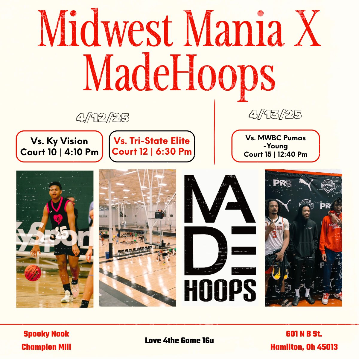 Love 4the Game Athletics (NxtPro) (@love4thegamevea) on Twitter photo A weekend in Ohio w/ <a href="/madehoops/">MADE Hoops</a> !! #BusinessTrip #GrindDontStop 16u/17u
<a href="/KevinMoses38/">Kevin Moses LLC</a> <a href="/NextUpRecruits/">NextUpRecruits</a> <a href="/On3Recruits/">On3 Recruits</a> <a href="/1stClassRecruit/">First Class Recruits</a> <a href="/PUMAHoops/">PUMA Basketball</a> <a href="/KY_PrepReport/">Kentucky Prep Report</a> <a href="/kyaaubasketball/">KY AAU Basketball</a> <a href="/Mints2u29/">Lovell Martin Jr</a> A weekend in Ohio w/ <a href="/madehoops/">MADE Hoops</a> !! #BusinessTrip #GrindDontStop 16u/17u
<a href="/KevinMoses38/">Kevin Moses LLC</a> <a href="/NextUpRecruits/">NextUpRecruits</a> <a href="/On3Recruits/">On3 Recruits</a> <a href="/1stClassRecruit/">First Class Recruits</a> <a href="/PUMAHoops/">PUMA Basketball</a> <a href="/KY_PrepReport/">Kentucky Prep Report</a> <a href="/kyaaubasketball/">KY AAU Basketball</a> <a href="/Mints2u29/">Lovell Martin Jr</a>