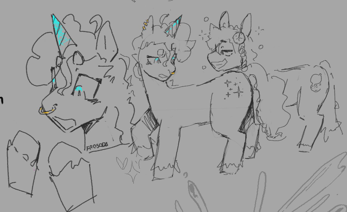 FROSODA_'s tweet photo. drawpile doodless :3 https://t.co/eVEjUGeF9H