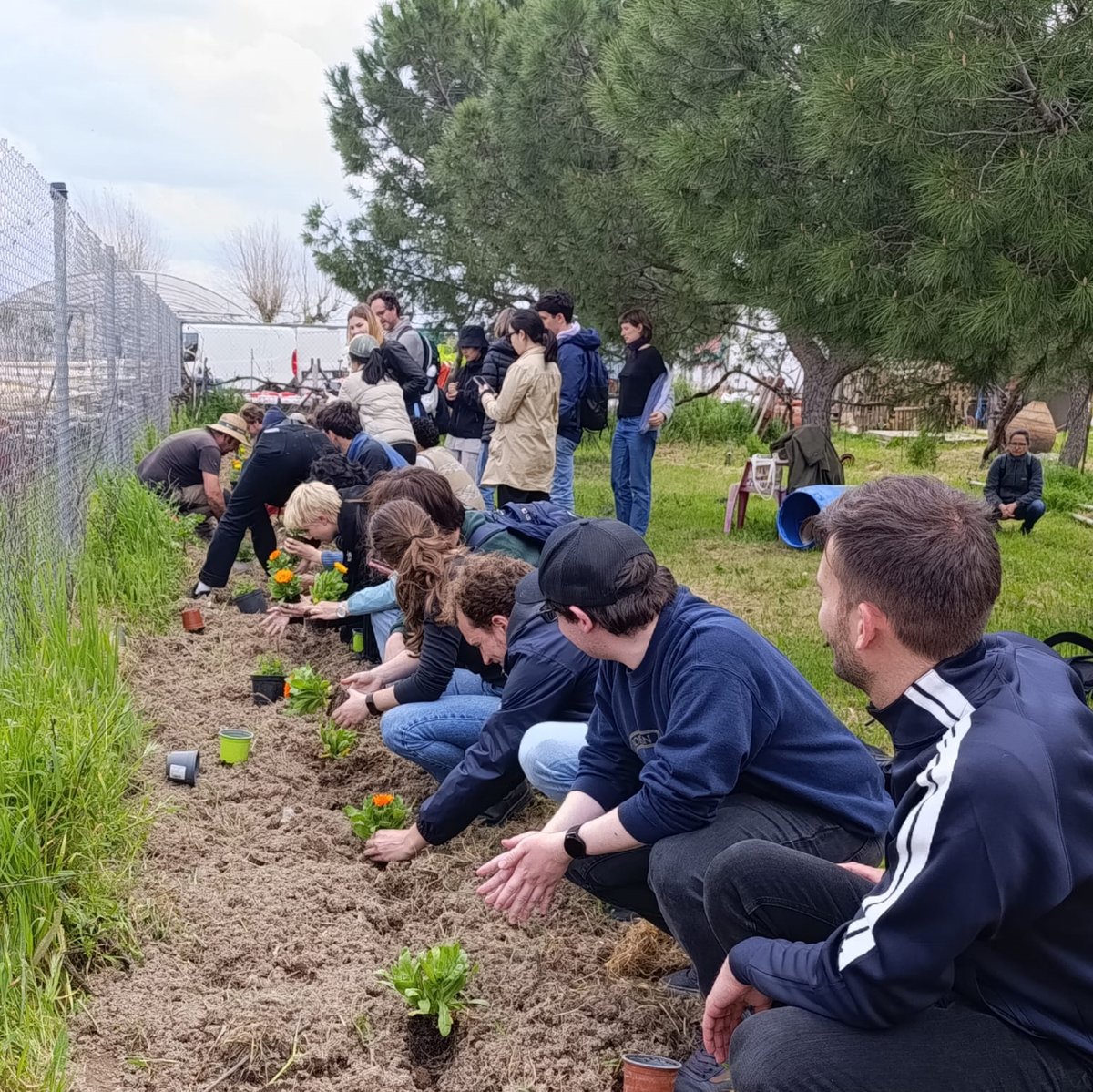 ParqueAgrario's tweet photo. 📢Alumnos de un master Internacional sobre 𝗥𝗲𝘁𝗼𝘀 𝗨𝗿𝗯𝗮𝗻𝗼𝘀 en los que participan cuatro universidades europeas han visitado el parque agrario para conocer las políticas alimentarias de Fuenlabrada. 

@AytoFuenlabrada https://t.co/p4vBLP4QYi
