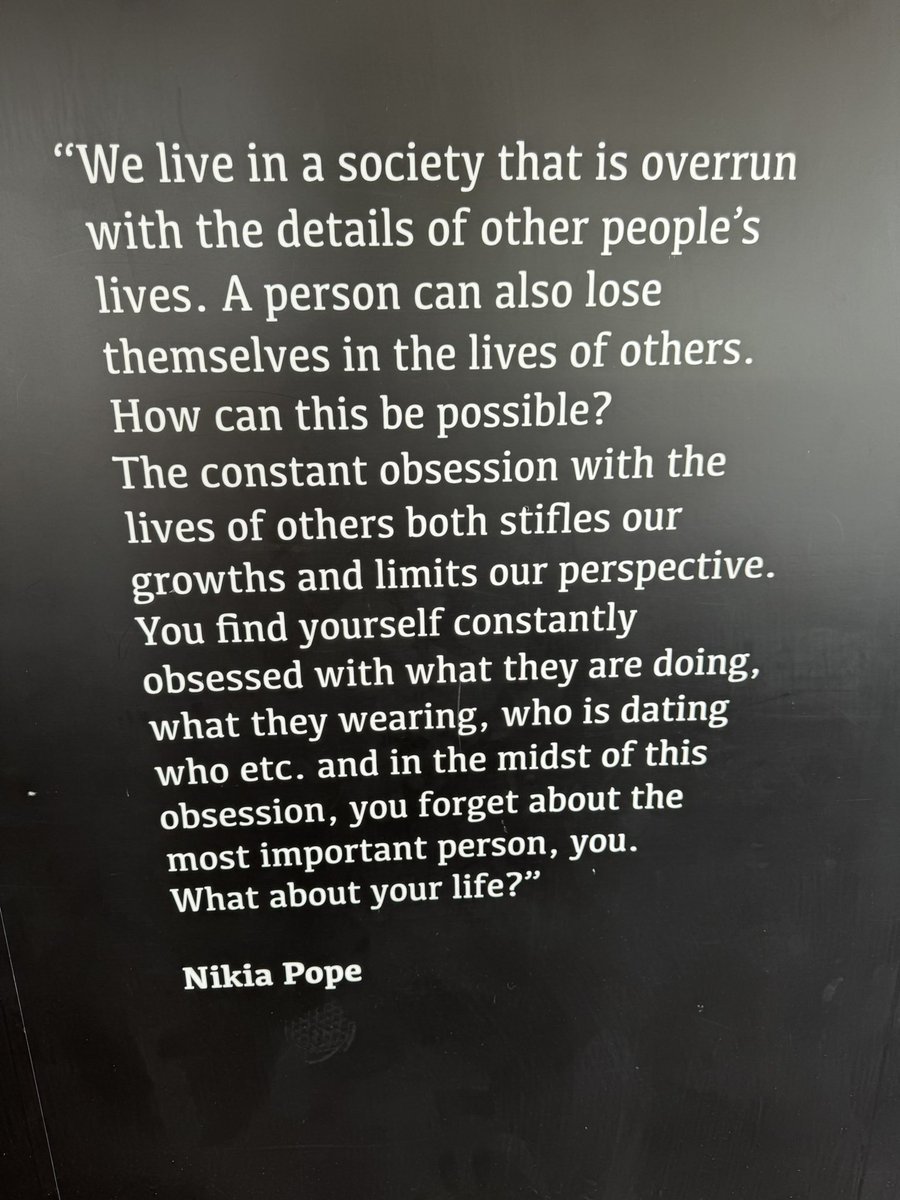 Truth on the wall of Cambridge Maccas