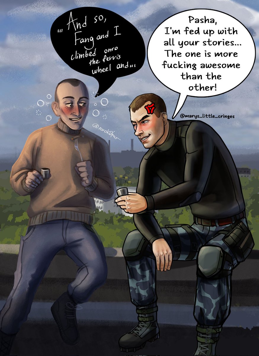 Amazonbot130190's tweet photo. #Stalker #stalker2 #alexanderdegtyarev #strelok #strilec #markedone #degtyarev 

I am so happy to announce my first collaboration with the magnificent @sorok0put. https://t.co/NpIajkIczL