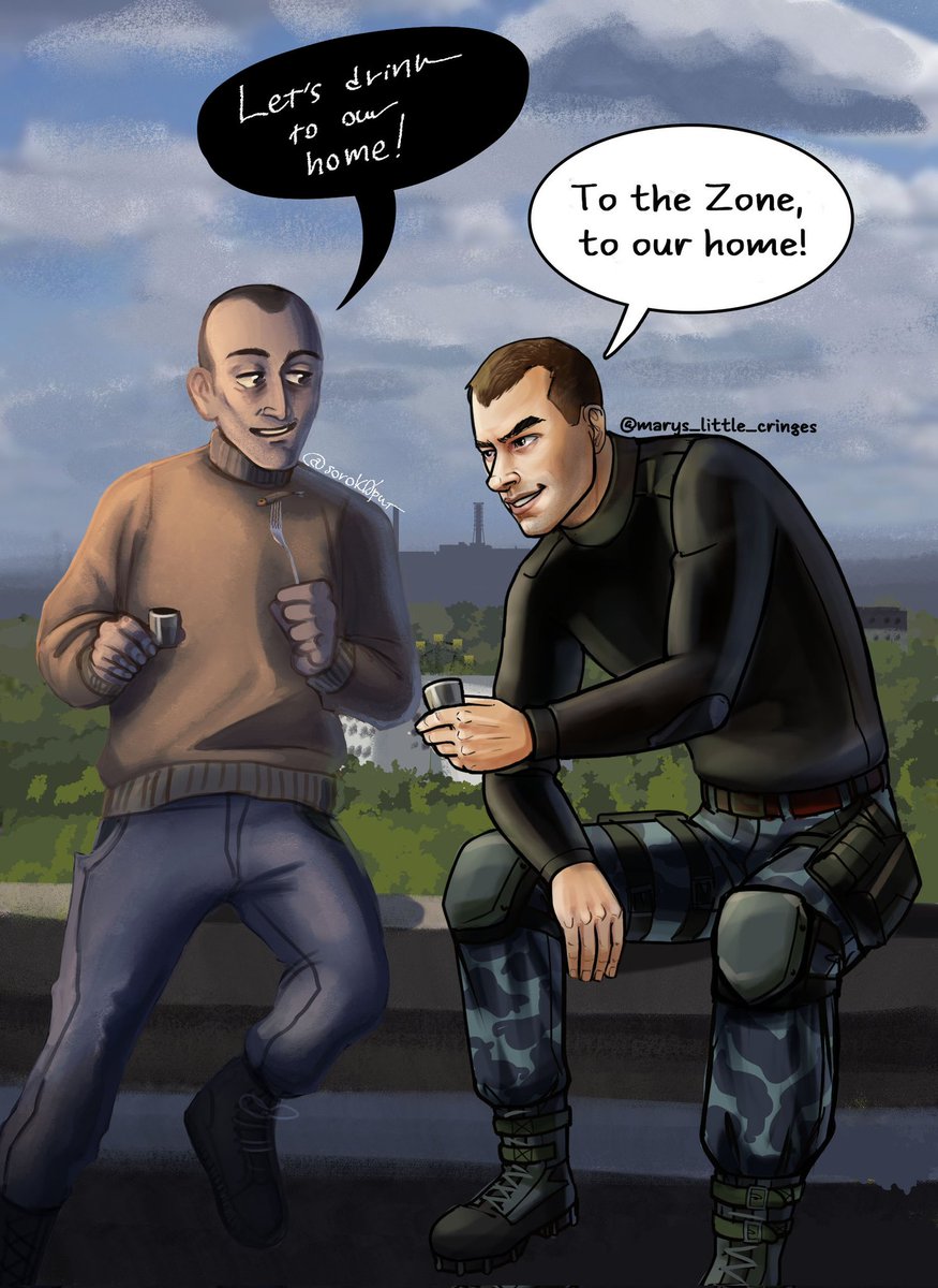 Amazonbot130190's tweet photo. #Stalker #stalker2 #alexanderdegtyarev #strelok #strilec #markedone #degtyarev 

I am so happy to announce my first collaboration with the magnificent @sorok0put. https://t.co/NpIajkIczL