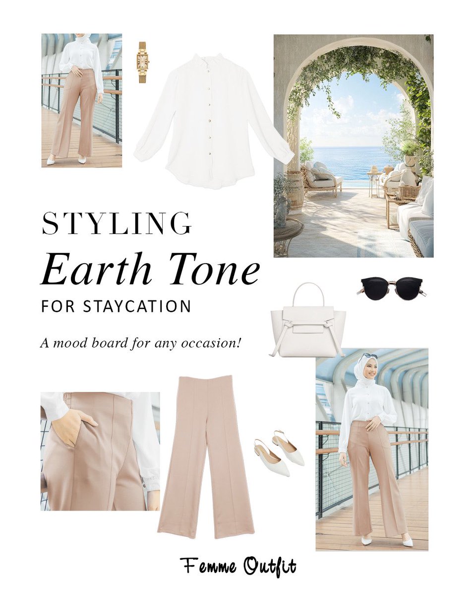 FemmeOutfit's tweet image. Ini dia 4 mood board earth tone outfit yang bisa jadi inspirasi kamu buat daily activities. ✨

Dari semua styling kalian paling suka occassion yang mana? 🤗

#EarthTones #OutfitInspo