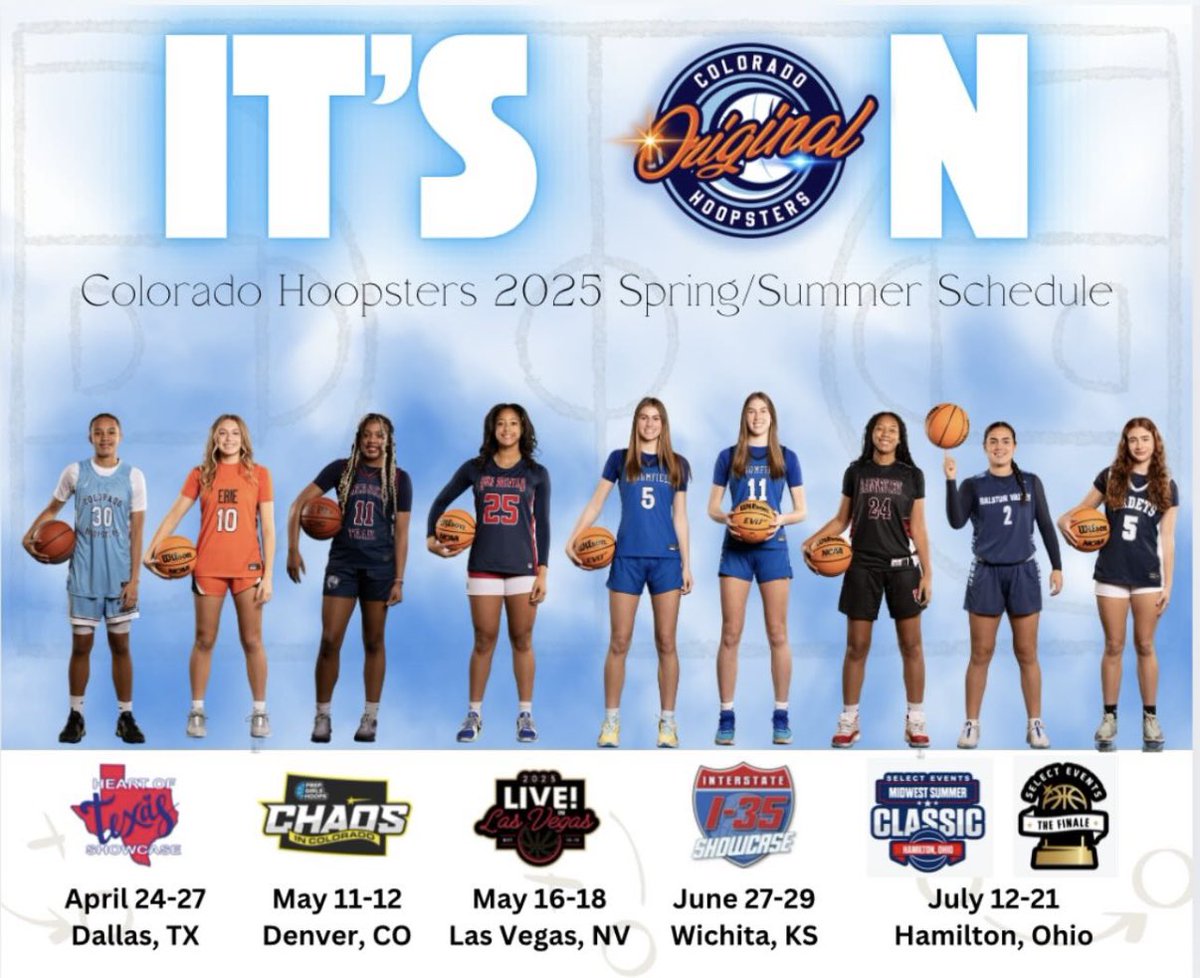 Can't wait to play with <a href="/COHoopsters/">Colorado Hoopsters</a> P24 17u Blue this spring and summer!!!