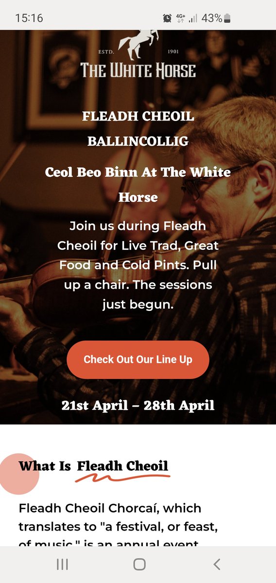 russellnoirin's tweet photo. Check out @Comhaltas Fleadh Ceoil Chorcaí this April 21st to 28th in @inballincollig where ceol, craic, amhrâin agus scoraíocht meet! Daily session trail. Check out https://t.co/XENV1DkMQ6 for full programme @corkbeo @pure_cork @TradTG4 https://t.co/W2YKsf2nnv