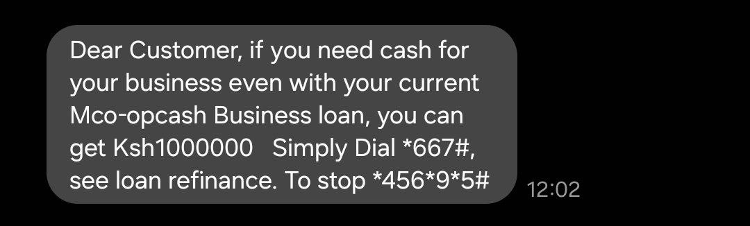 thomeboomba's tweet photo. @moneyacademyKE Coop does more than 500K for mobile loans. https://t.co/O4xb4Wp3CD