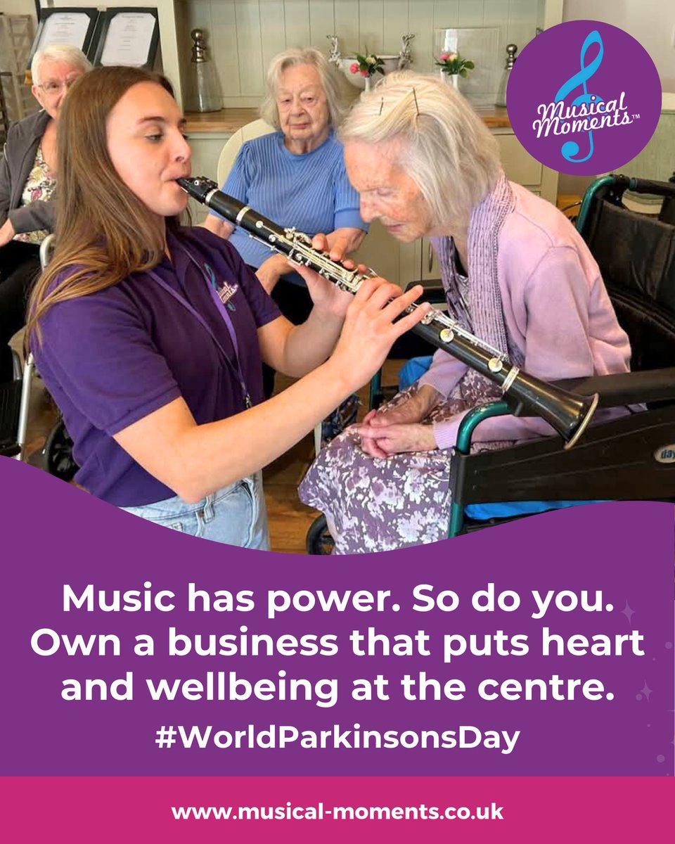 🧠💛 Today is World Parkinson’s Day—a reminder of the power of music, movement, and connection.
Our sessions support well-being with gentle movement, memory stimulation, and joy for those with Parkinson’s.

Want to make a difference? Let’s chat! 👉 hello@musical-moments.co.uk