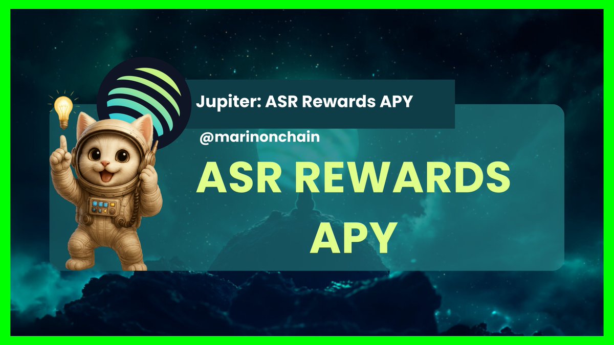 marinonchain's tweet photo. How can @JupiterExchange keep ASR yields attractive—not just now, but forever? 🪐🧑‍🚀

Here are 3 community proposals to make ASR sustainable, rewarding &amp; built to last 🤝

Let’s dive in 🧵👇 https://t.co/F7adb3zfT8