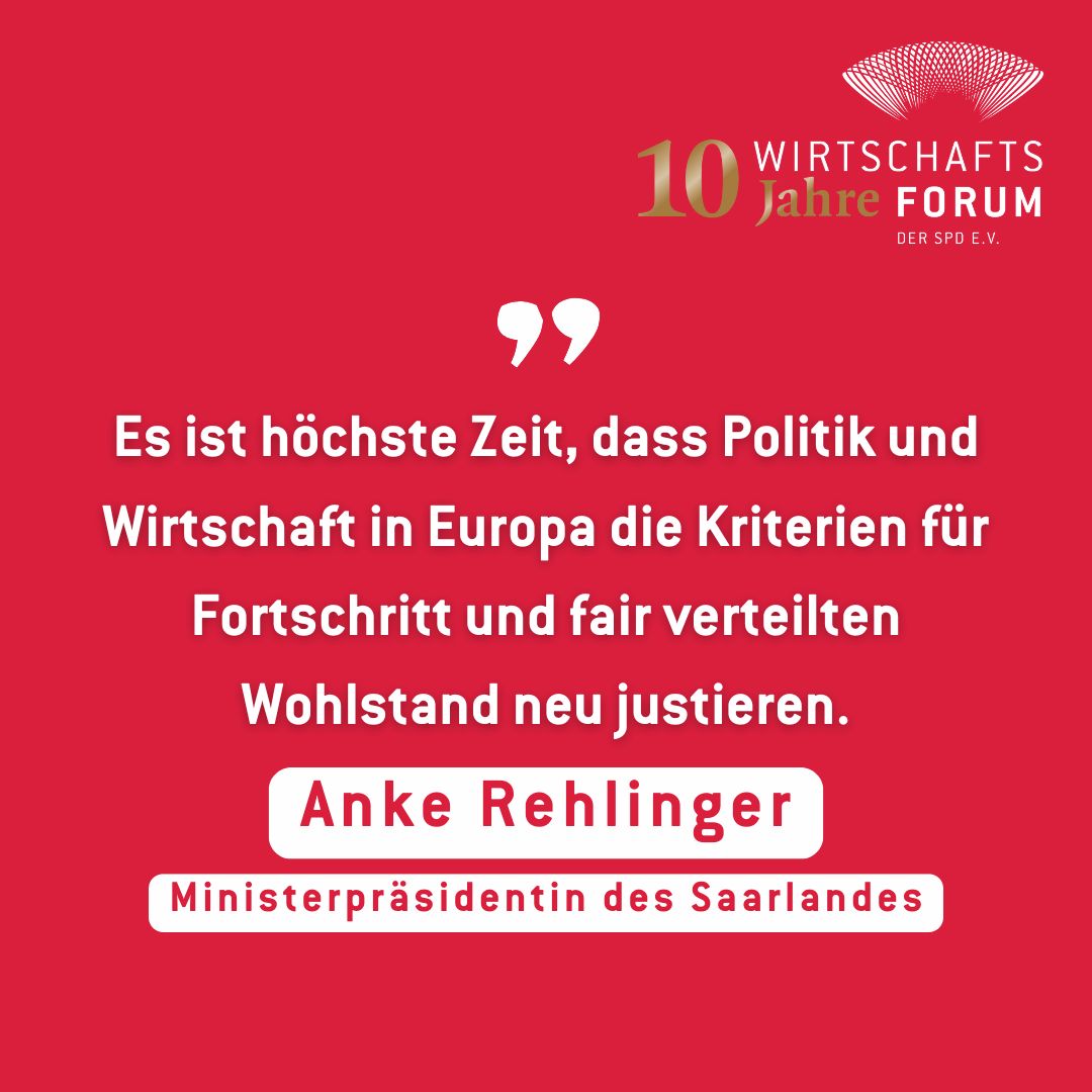 Wirtschaft_SPD's tweet photo. "Es ist höchste Zeit, dass Politik und Wirtschaft in Europa die Kriterien für Fortschritt und fair verteilten Wohlstand neu justieren." - @AnkeRehlinger, Ministerpräsidentin des Saarlandes in ihrem Beitrag unseres neuen Buchs #Visionomics https://t.co/eV9HFoLO7W