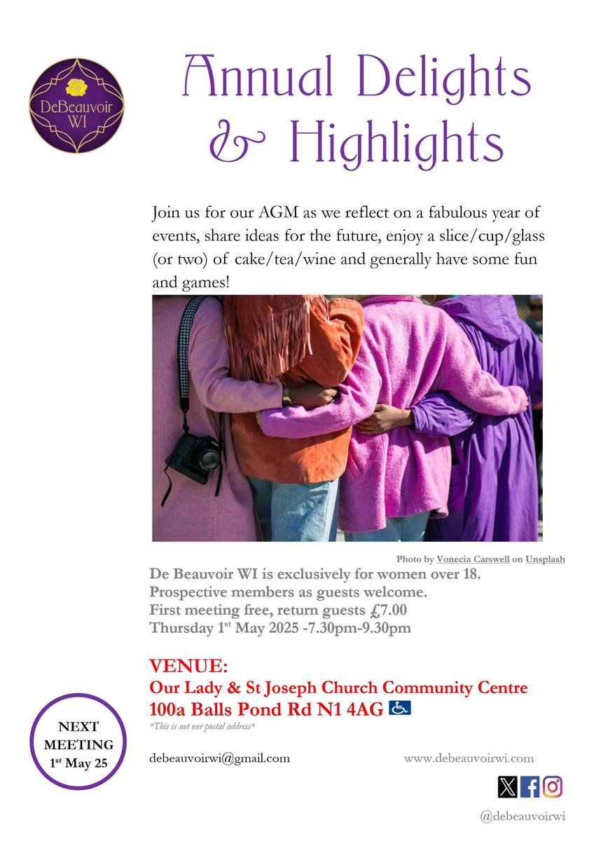 Monthly meeting on 1st May