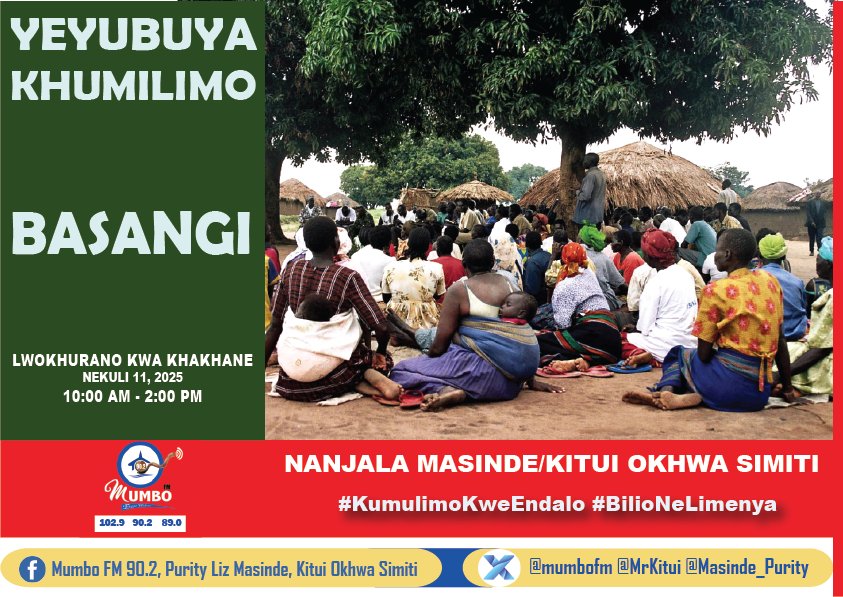 KIMILEMBE!!  LUSIMO: KHUNO EMBEBA NEYAKHINILA KHUMULIANGO KWE EPUSI? Yeyubuya Khumilimo, Nanjala Ne Kitui. Lusimu: 0710728882/0759375305 - Burume: 23669 X: <a href="/masinde_purity/">Purity Masinde</a>. <a href="/MrKitui/">Kitui Smith, Caleb</a>