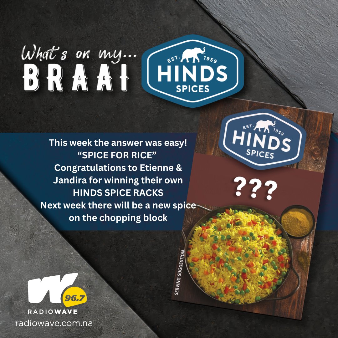 Congratulations to this week's winners Etienne &amp; Jandira! YOU can be our next winner! New clues coming out every day on The Breakfast Lab at 8h25. To Enter? Simple! Just go to  wa.me/264830001047?t… and follow the prompts. It's that simple!