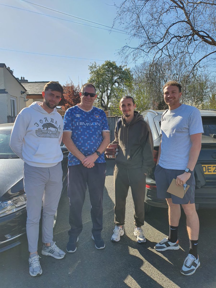 They would have let me play if I wasn’t wearing last seasons top 😂 
Thanks for your time yesterday gents <a href="/officialcufc/">Carlisle United</a>