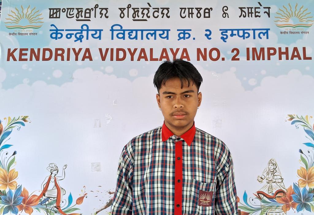 ImphalKv2's tweet photo. KV2Imphal family is happy to share the news of selection of 4 students of class 10 in #YUVIKA2025 Congratulations dear SALAM BHAGYASHREE DEVI,VIJAYSHREE,RAJKUMAR THALES,TEJESHWAR SHARMA SHAMULAILATPAM.They will attend the programme at #NESAC #ISRO @KVSRO_TINSUKIA @KVS_HQ https://t.co/gi8ck5FsRm