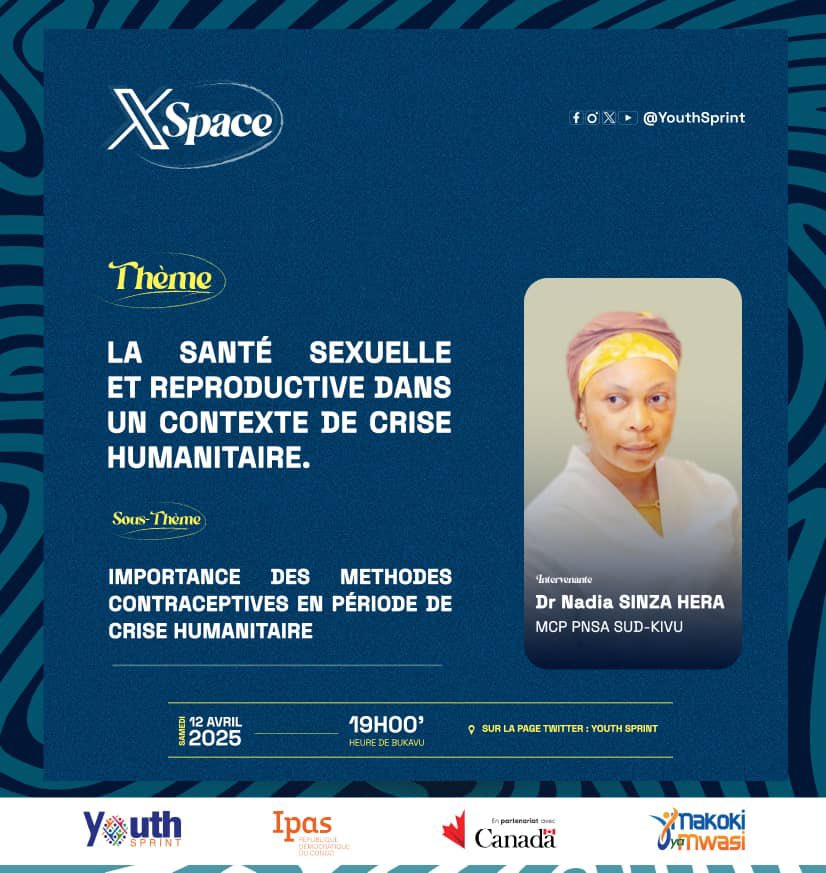 Marie Louise (@mlouise96303) on Twitter photo #HakiYaMwanamke parlons de la santé sexuelle et reproductive en période de crise humanitaire
Contacter #NurseNisa wa.me/243827325289 pour plus d’infos
#MakokiYaMwasi
<a href="/CanadaDev/">Development Canada</a>
<a href="/MakokiYaMwasi/">Makoki Ya Mwasi</a> #HakiYaMwanamke parlons de la santé sexuelle et reproductive en période de crise humanitaire
Contacter #NurseNisa wa.me/243827325289 pour plus d’infos
#MakokiYaMwasi
<a href="/CanadaDev/">Development Canada</a>
<a href="/MakokiYaMwasi/">Makoki Ya Mwasi</a>