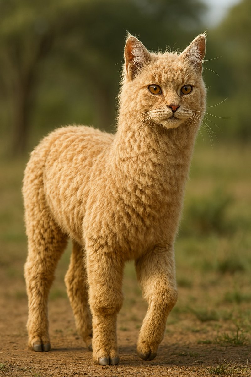Victoriio's tweet photo. Is it cat or an alpaca? #chatgpt #openai #ai https://t.co/TCar8v6Ggi