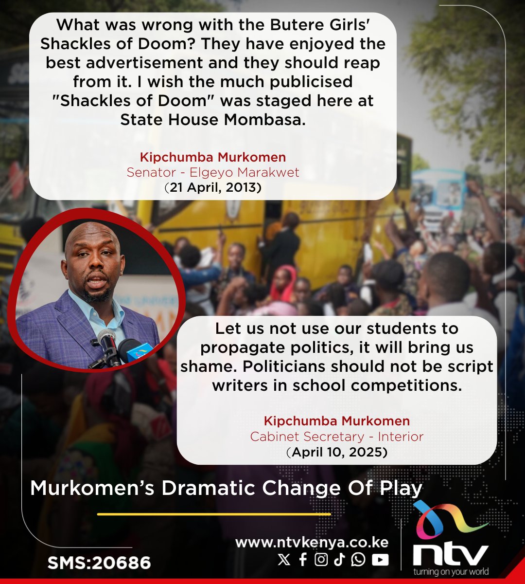 ntvkenya's tweet photo. Murkomen’s dramatic change of play: Then vs Now https://t.co/xcAHBqu7Xo