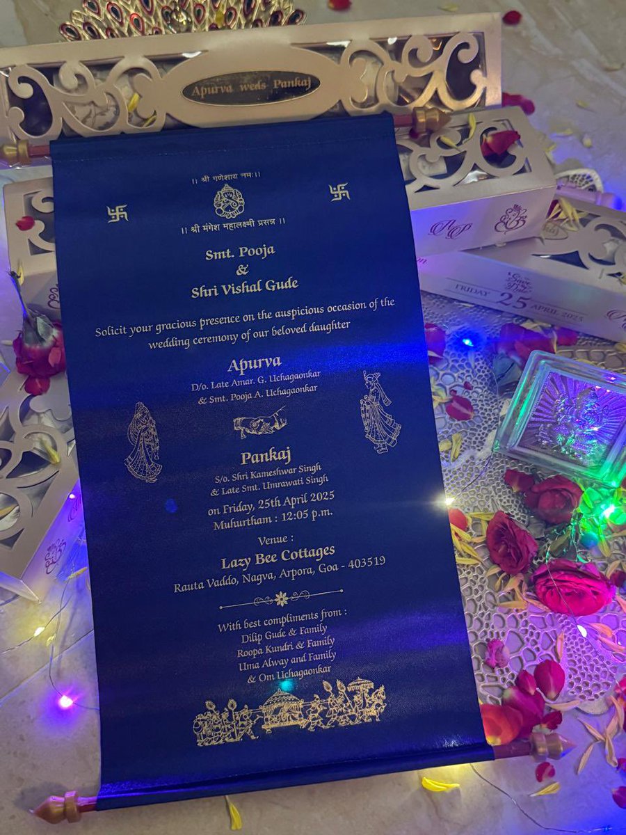 K806Singh's tweet photo. @AshwiniVaishnaw I am adding the weeding card for authenticity https://t.co/GF6TDTf8F2