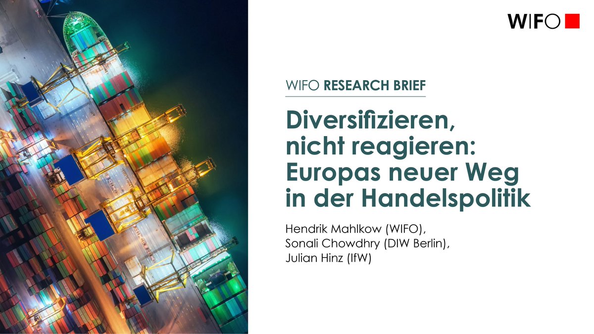 WIFO (@wifoat) on Twitter photo #WIFO Research Brief: neue Zollpolitik der USA konfrontiert die EU mit wachsender handelspolitischer Unsicherheit. Drei Szenarien, mit denen die EU auf protektionistische Tendenzen reagieren kann, werden analysiert. <a href="/HMahlkow/">Hendrik Mahlkow</a> <a href="/Sonali_Chowdhry/">Sonali Chowdhry</a> <a href="/julianhinz/">Julian Hinz</a> buff.ly/OD2XytP #WIFO Research Brief: neue Zollpolitik der USA konfrontiert die EU mit wachsender handelspolitischer Unsicherheit. Drei Szenarien, mit denen die EU auf protektionistische Tendenzen reagieren kann, werden analysiert. <a href="/HMahlkow/">Hendrik Mahlkow</a> <a href="/Sonali_Chowdhry/">Sonali Chowdhry</a> <a href="/julianhinz/">Julian Hinz</a> buff.ly/OD2XytP