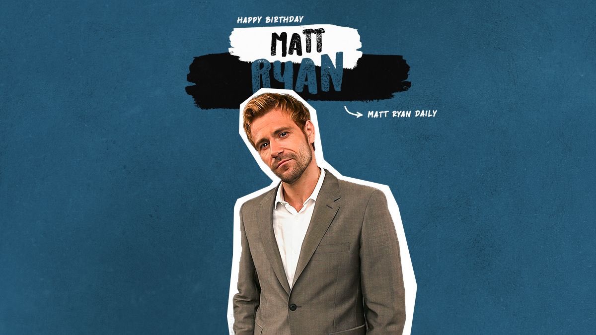 MattRyanDaily's tweet image. Happy birthday to our favorite welsh man!! Hope you’re having an amazing day surrounded by friends and family @mattryanreal 🎂