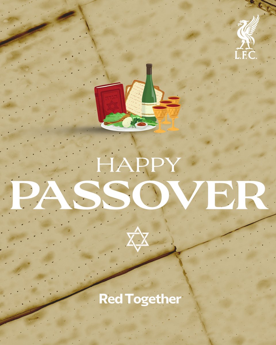 LFC's tweet photo. Chag Kasher V'sameach!

We would like to send our best wishes to everyone in the Jewish community as Passover begins. https://t.co/Wr1vUpJP75
