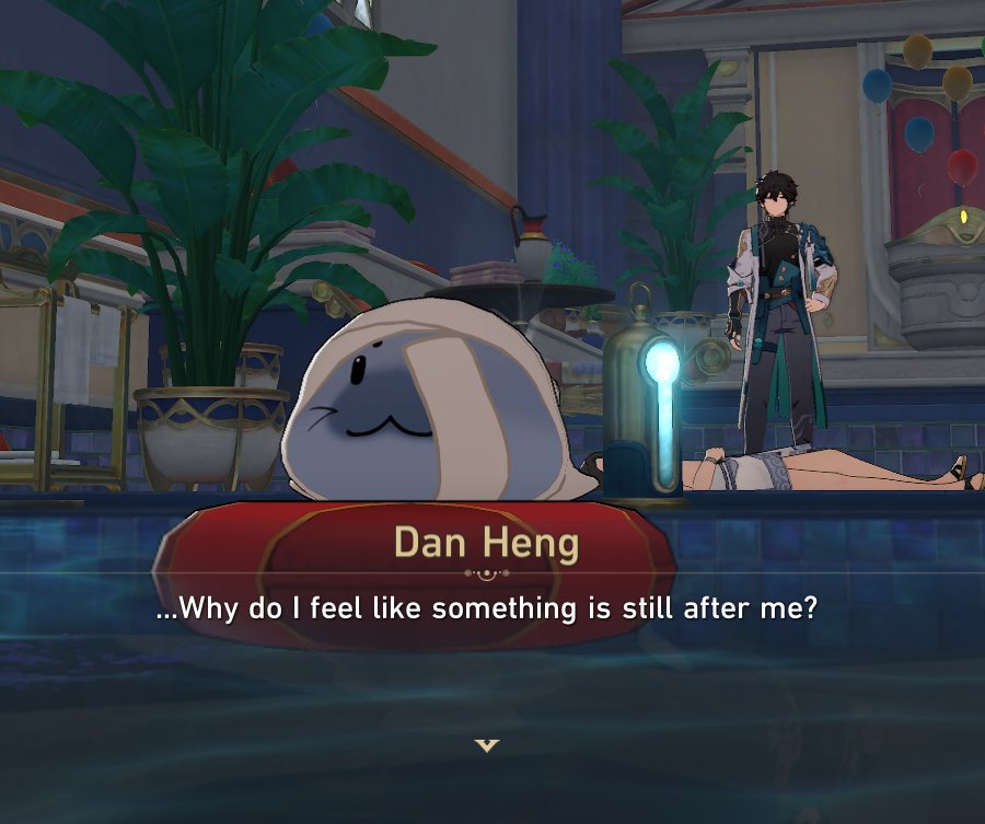 "...Why do I feel like something is still after me?" WELL.. DAN HENG...