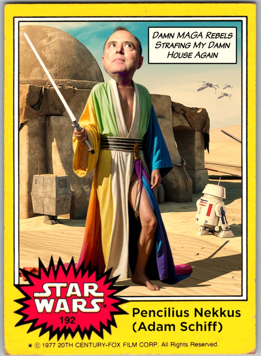 Droppin101's tweet photo. Cut the Chatter Red 2 ✶⋆⭒˚。⋆ #StarWars Adam Schiff #Schiff Russia Russia Russia #Russia #Evidence Censure #Censure Pencil Neck✏️✏️✏️#pencil Watermelon Head🍉🍉 #watermelonhead https://t.co/KbeBcNLxB2