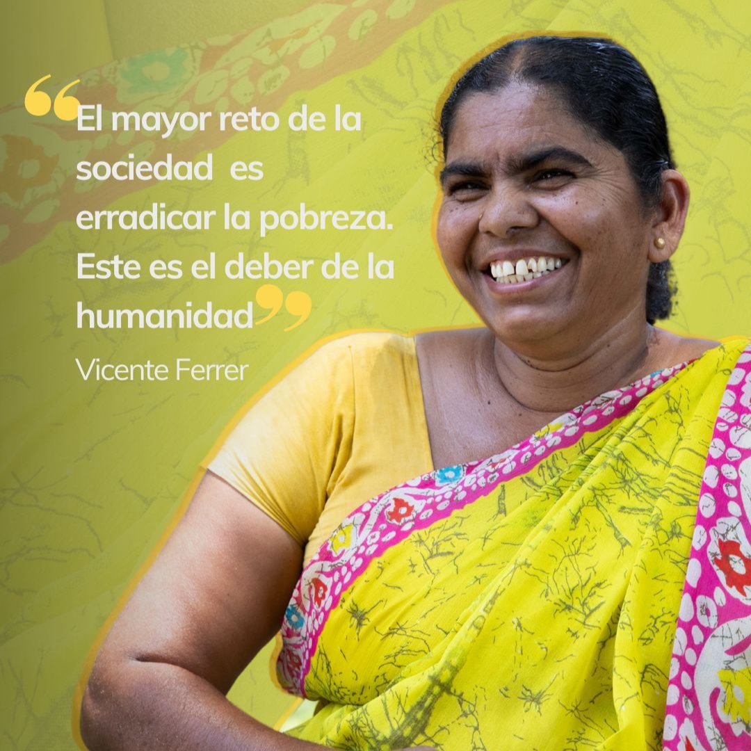 🗣️“El mayor reto de la sociedad es la erradicación de la pobreza. Este es el deber de la humanidad.” - Vicente Ferrer

Para la <a href="/fvicenteferrer/">Fundación Vicente Ferrer</a>, erradicar la pobreza es un compromiso colectivo y trabajamos cada día para hacerlo realidad 🌍